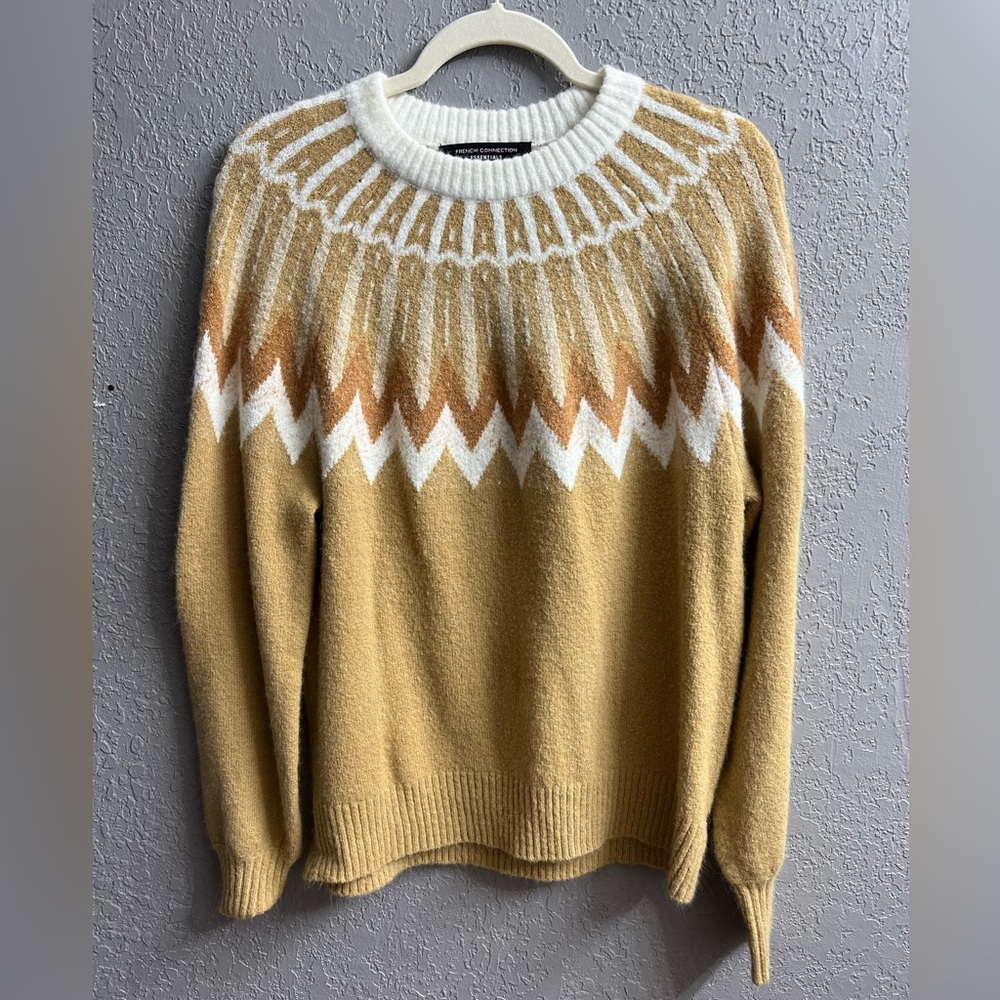 French Connection Essentials Fair isle sweater